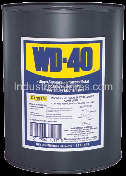 WD-40 49012 5-Gallon Liquid Ca [30 Cases]