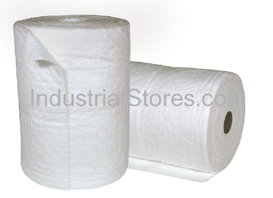 Sellars 82006 White Sorbent OilOnly Poly Split Roll [19 X144] (2/Bag)