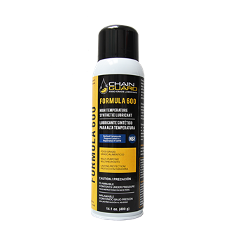 Chain Guard Formula 600 Food Grade Synthetic Spray Lubricant (Case of 12)